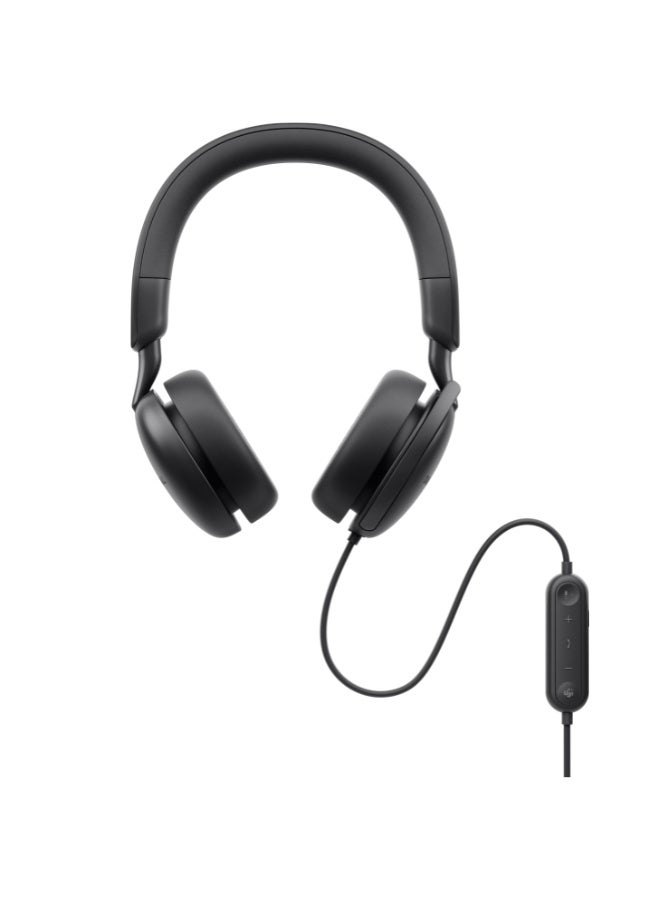 ديل سماعة رأس سلكية مع خاصية إلغاء الضوضاء WH5024 - سماعة أذن بتقنية USB-C مع ميكروفون لإلغاء الضوضاء وإلغاء الضوضاء النشط - Image 3
