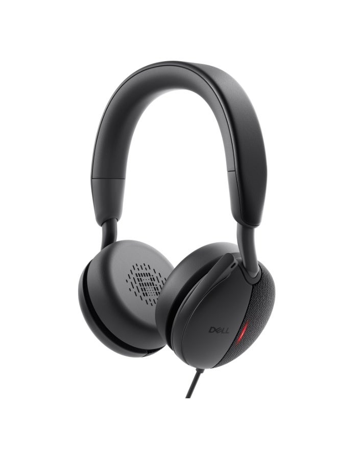 ديل سماعة رأس سلكية مع خاصية إلغاء الضوضاء WH5024 - سماعة أذن بتقنية USB-C مع ميكروفون لإلغاء الضوضاء وإلغاء الضوضاء النشط - Image 1