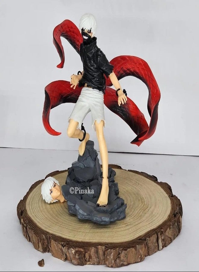 PINAKA Tokyo Ghoul Kaneki Ken Awakened Version Action Figure, Anime, Multi Color, PVC, 23 cm Collectible Statue with Base - Image 2