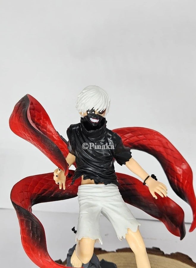PINAKA Tokyo Ghoul Kaneki Ken Awakened Version Action Figure, Anime, Multi Color, PVC, 23 cm Collectible Statue with Base - Image 4