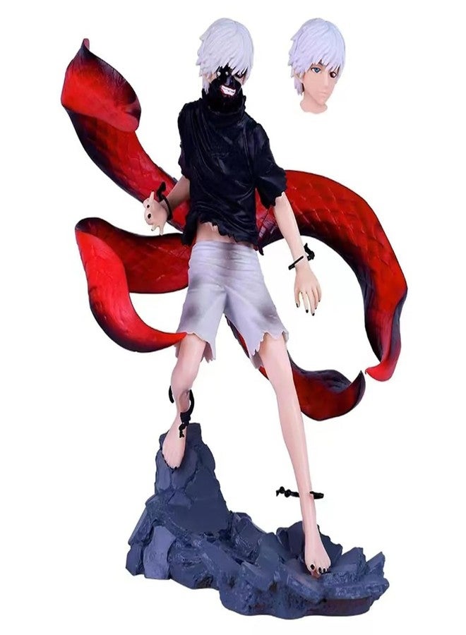 PINAKA Tokyo Ghoul Kaneki Ken Awakened Version Action Figure, Anime, Multi Color, PVC, 23 cm Collectible Statue with Base - Image 1