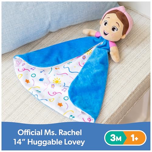 Ms. Rachel Official Huggable Lovey, Double Sided, Machine Washable Security Blankets for Babies Ages 0-1+ - Image 2