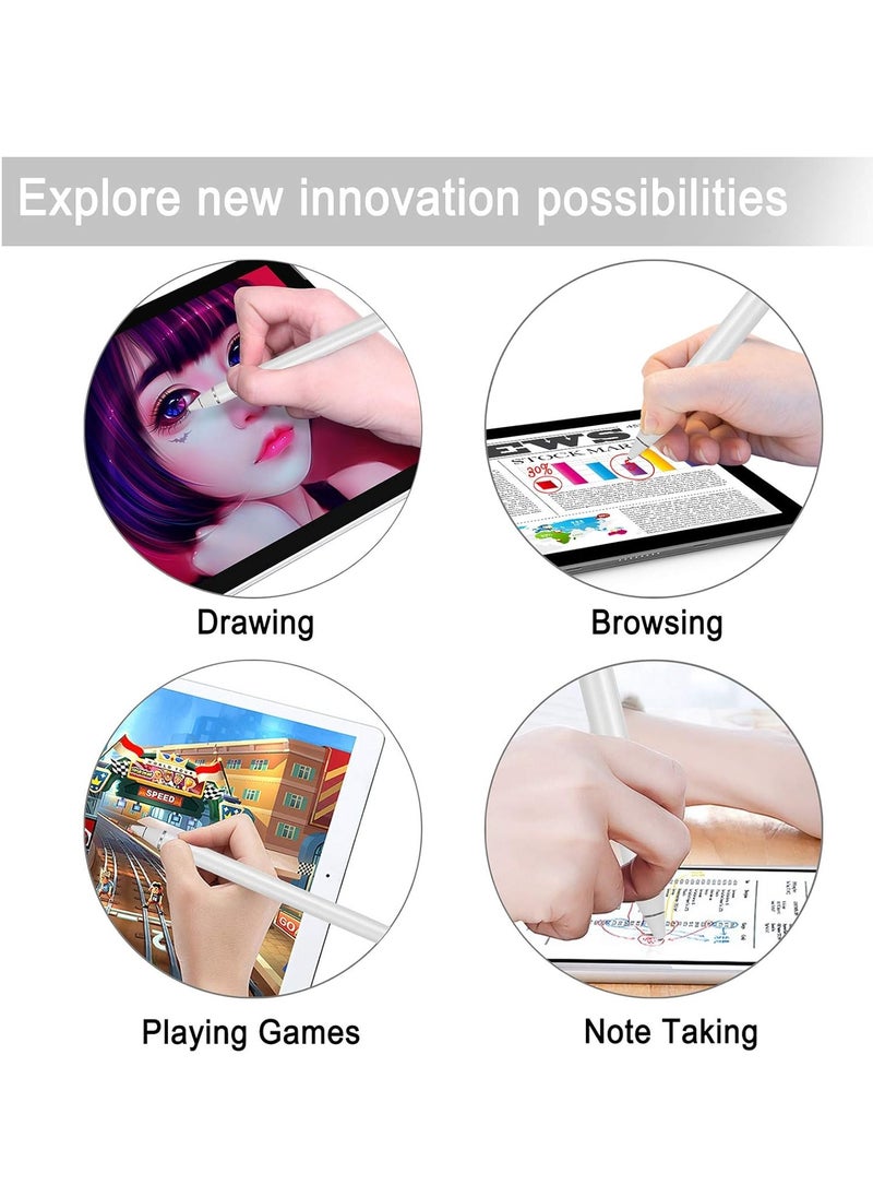 DUSALA Stylus Pen Touch Screen Pencil Active Stylus Pens Compatible for iPhone iPad HP DELL Tablet Phone Laptop Chromebook Kindle Fire - Fine Point Digital Capacitive Drawing Pencil  - Image 3