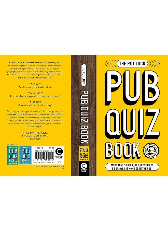 The Pot Luck Pub Quiz Book  - Image 3