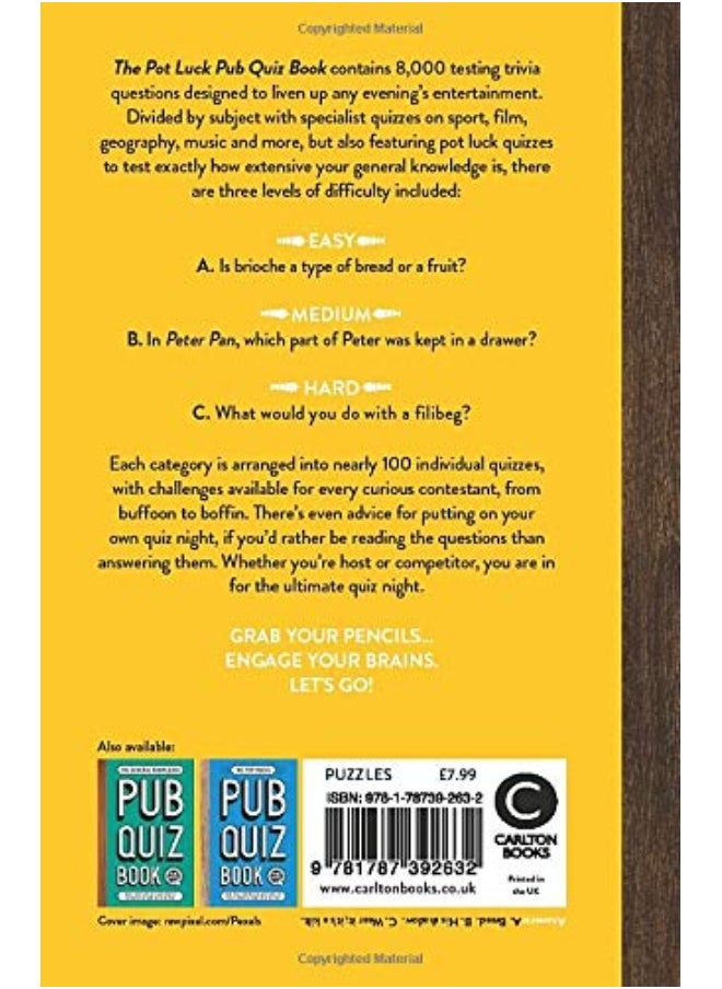 The Pot Luck Pub Quiz Book  - Image 2