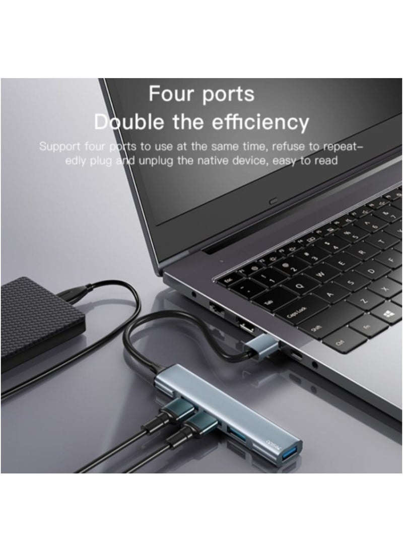 Yesido HUB Adapter 4 in 1 Multifunctional USB Docking station  - Image 3