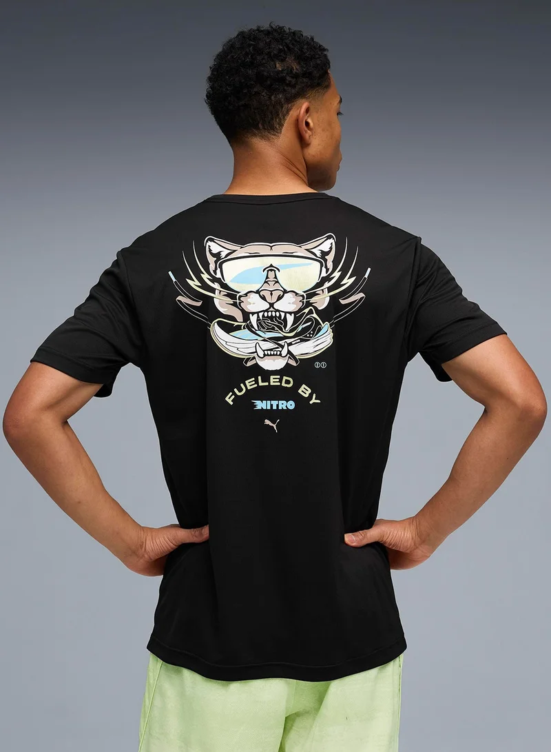 بوما تيشيرت رن نيترو جرافيك