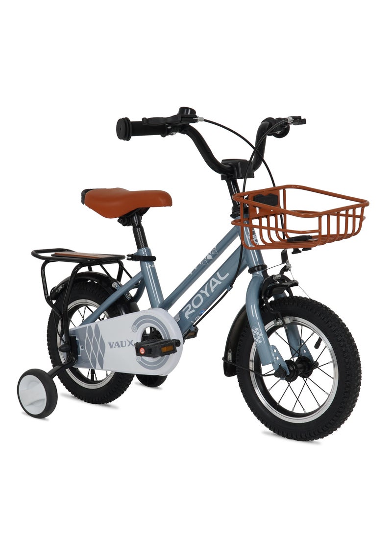 Vaux Royal Road Bike || 14 Inch || For Kids || Adjustable Seat || Silver - Image 2