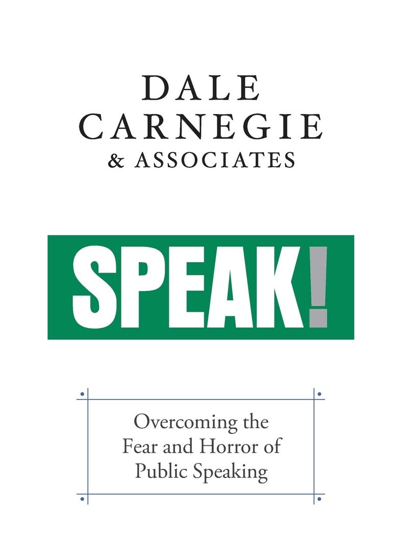 Speak!: Overcoming the Fear and Horror of Public Speaking 