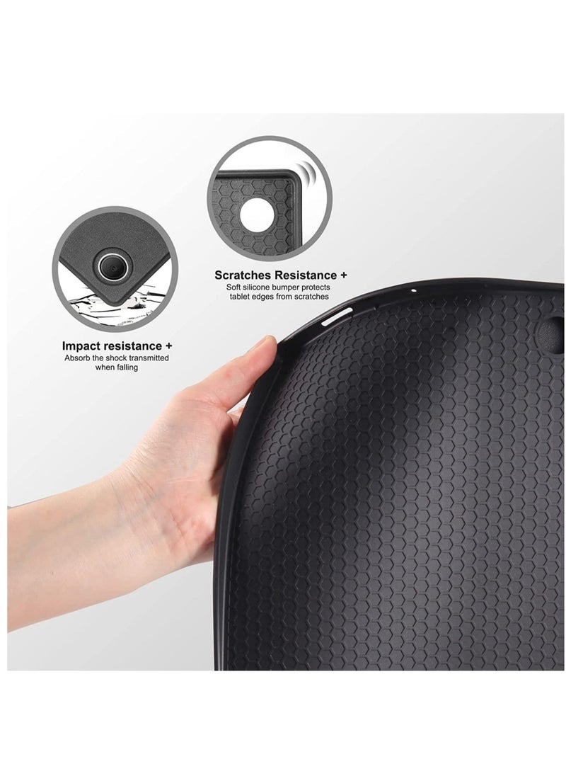 IAF Keyboard Case for Samsung Galaxy Tab A8 10.5 inch - Smart Wireless BT Detachable Waterproof Magnetic Folio Stand Tablet Keyboard Cover - Slim Protective Leather Keyboard Case for Galaxy Tab A8 Black - Image 4