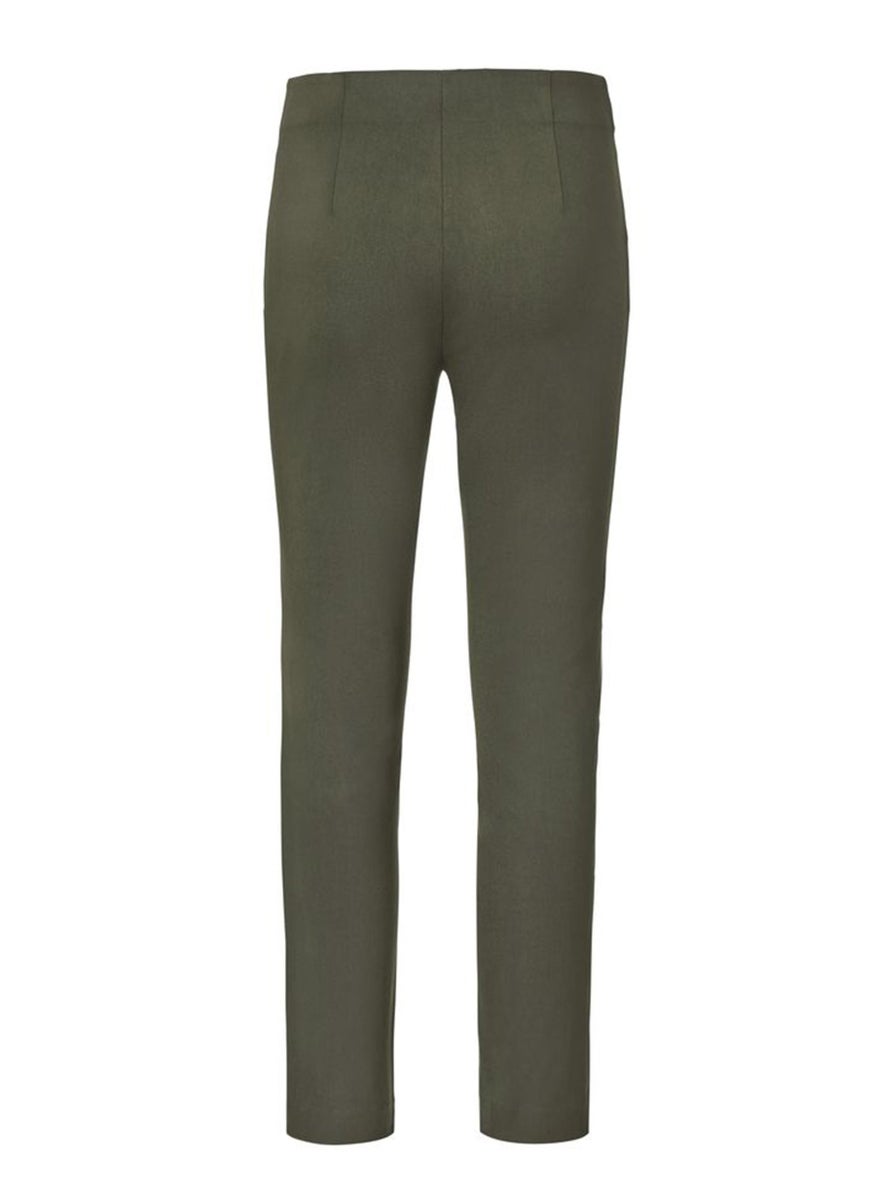 Tchibo Women Plain Capri Pants, Olive  - Image 3