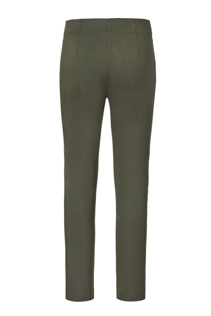 Tchibo Women Plain Capri Pants, Olive - Image 3