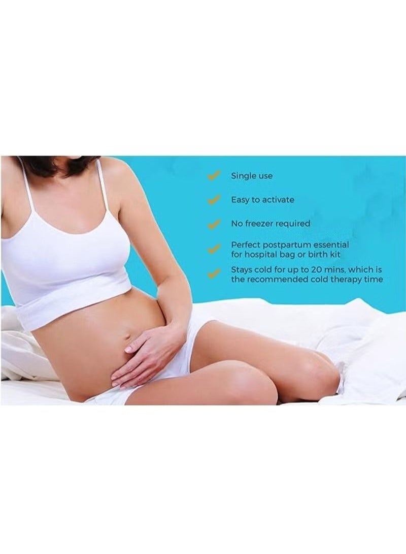 LCAREMOM 2 Pack Instant Postpartum Pads for Women After Birth, Postpartum Ice Pads for Pain Relief, Essential Postpartum Care, Individually Wrapped Postpartum Ice Packs  - Image 2