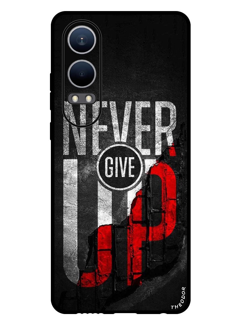 Theodor Protective Case Anti Scratch Shock Proof Bumper Cover For OnePlus Nord CE4 Lite Never Give Up (2) - Image 1