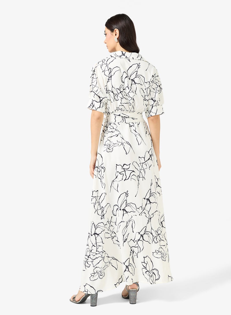 Khizana Printed Top & skirt Set - Image 2