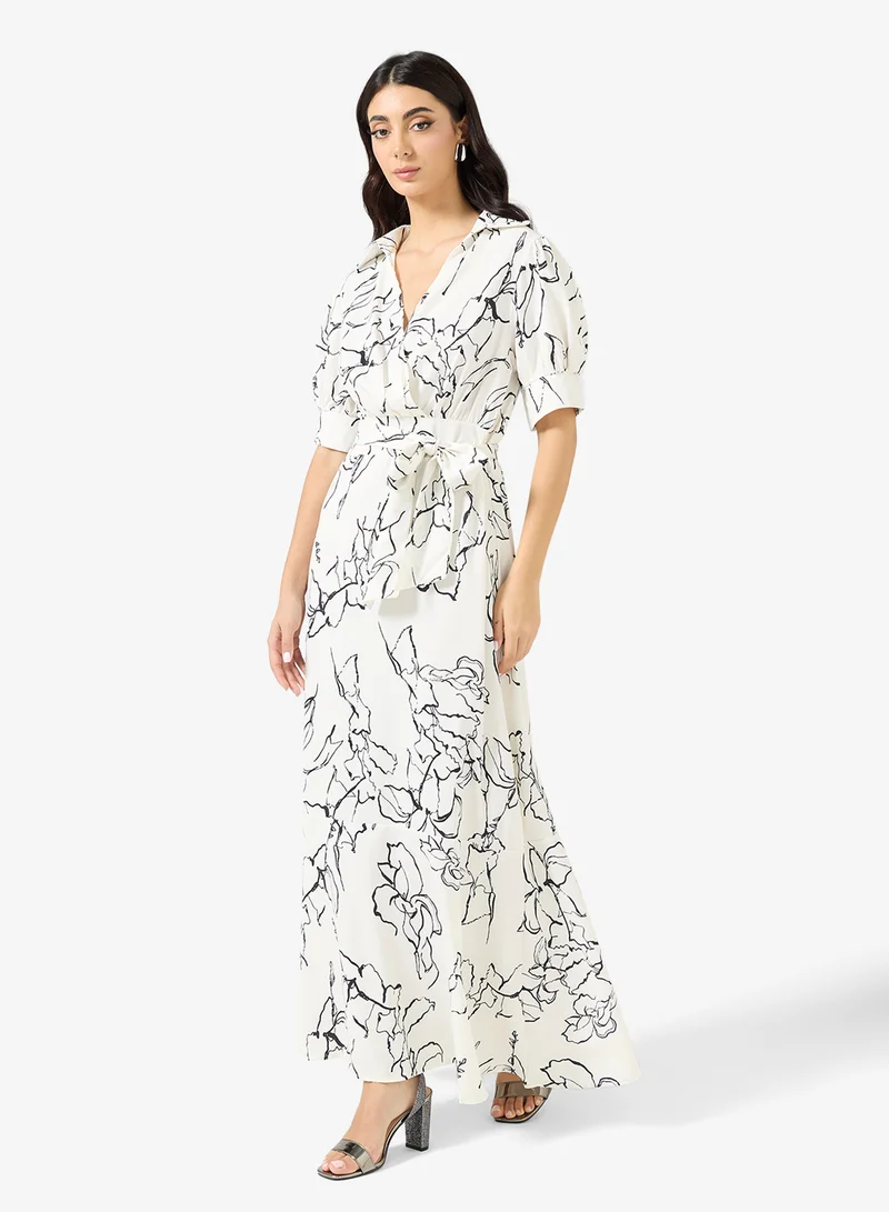 Printed Top & skirt Set