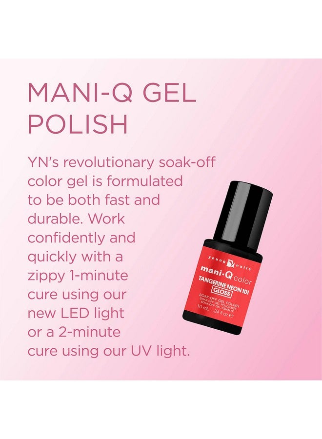 Young Nails Maniq Gel Polish Color Gel Nail Polish For Natural Or Artificial Nails Cure With Led Or Uv Light Soak Off Gel Polish 0.34 Fl Oz. - Image 2