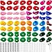 Liliful 64 Pcs Rock Climbing Hold Set Kids Rock Wall Climbing Kit Adult Mix Colored Grip with Mounting Hardware Wrenches for Outdoor Indoor Playground Backyard Back to School Gift - Image 4