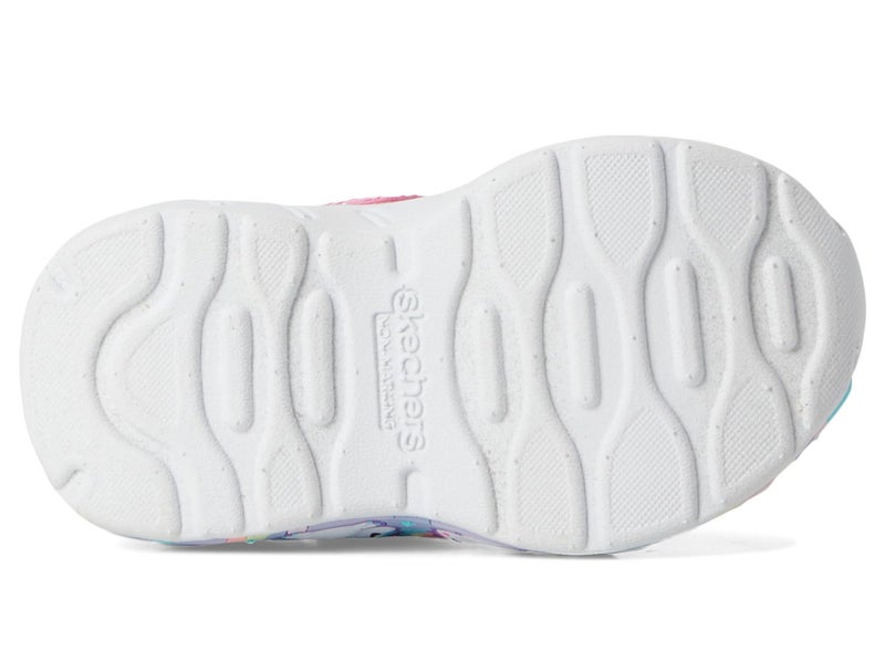 SKECHERS حذاء سكيشرز للبنات بلاي سين-فان سكواد، وردي/متعدد الألوان، 8 للأطفال الصغار - Image 4