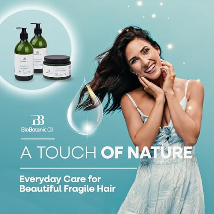 Bio Botanic Oil Shampoo for Thin, Sparse & Brittle Hair | Strengthens & Thickens | Organic Castor & Babassu Oils | SLS-Free, Paraben-Free, Hydrating & Revitalizing | 500ml - Image 4