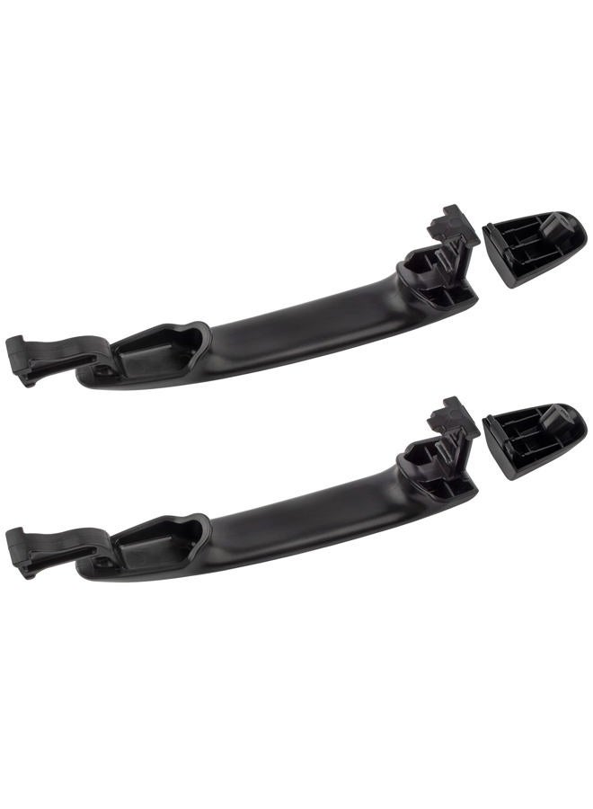 Boxi 2pcs 82496 Outside Exterior Rear Left & Right Sliding Door Handles fit for Toyota Sienna 2004-2010 - Textured Black Replace 6921308020 6922708040 - Image 3