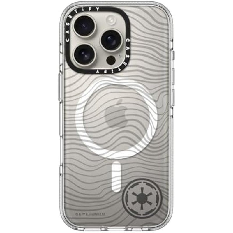 Casetify Clear iPhone 16 Pro Case 【Mandalorian Co-Lab/Not Yellowing / 6.6ft Drop Protection/Compatible with Magsafe】 - Beskar Ingot Case - Clear - Image 3