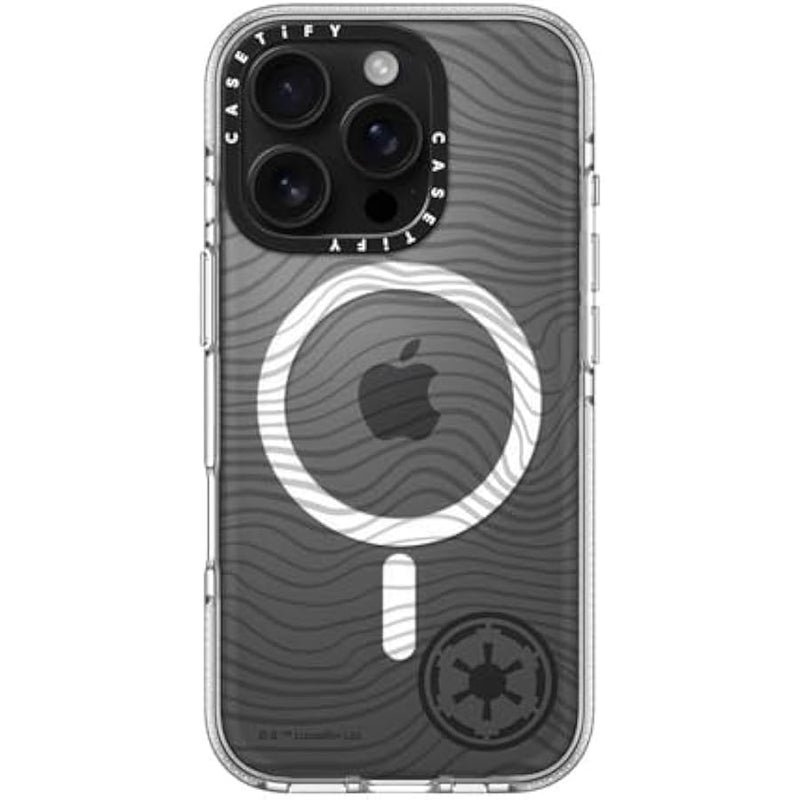 Casetify Clear iPhone 16 Pro Case 【Mandalorian Co-Lab/Not Yellowing / 6.6ft Drop Protection/Compatible with Magsafe】 - Beskar Ingot Case - Clear - Image 2