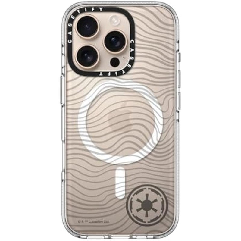 Casetify Clear iPhone 16 Pro Case 【Mandalorian Co-Lab/Not Yellowing / 6.6ft Drop Protection/Compatible with Magsafe】 - Beskar Ingot Case - Clear - Image 4