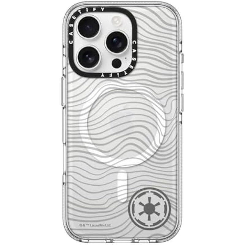 Casetify Clear iPhone 16 Pro Case 【Mandalorian Co-Lab/Not Yellowing / 6.6ft Drop Protection/Compatible with Magsafe】 - Beskar Ingot Case - Clear - Image 1