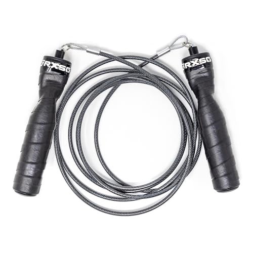Rx Smart Gear Jump Rope - Black Ops Ergonomic Handles with Trans Black Cable Buff 3.4 8'0" | Jump Smart Weighted Speed Rope for Sports & Fitness, MMA, HIIT, Cardio & Functional Workout - Image 2