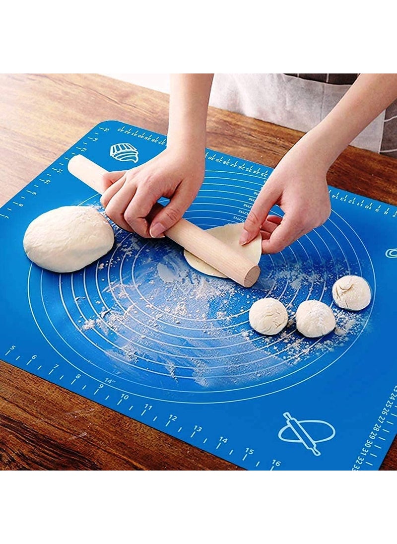 PURCHASE PLUSE PURCHASE PLUSE Silicon Fondant Baking Mat Chapati Atta Kneading Mat NonStick Fondant Rolling Mat Stretchable for Kitchen Roti Chapati Cake Pack of 1  - Image 1