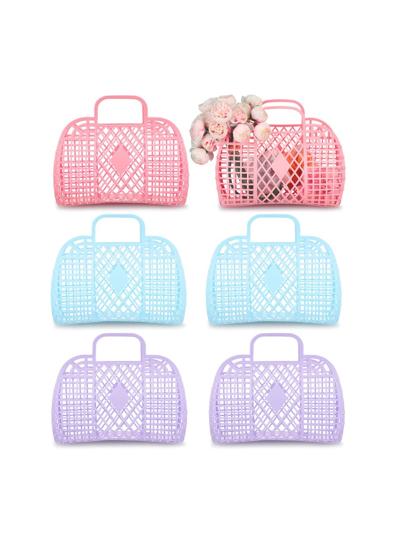 Generic - 3-Pack Jelly Tote Bags for Women - Stylish Plastic Beach Baskets for Weddings, Bridesmaids, and Kids - Perfect Jelly Purse Gift Set for Special Occasions. - Image 1