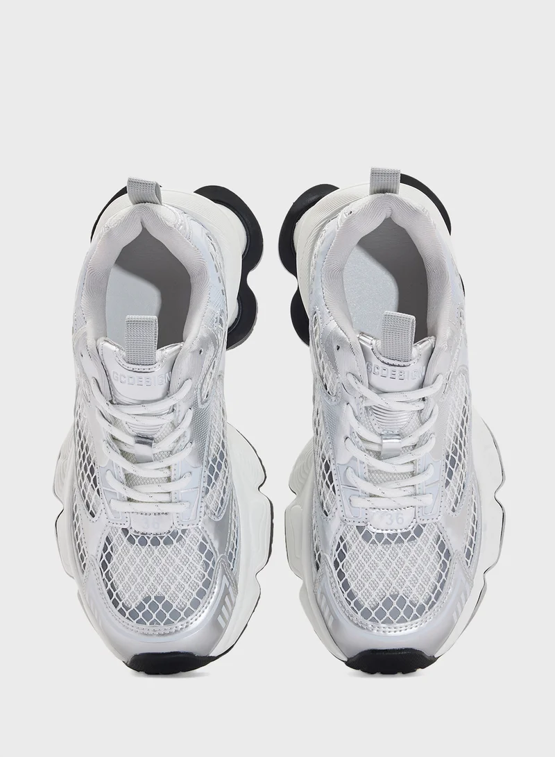 جينجر Lace Up Retro Sneaker