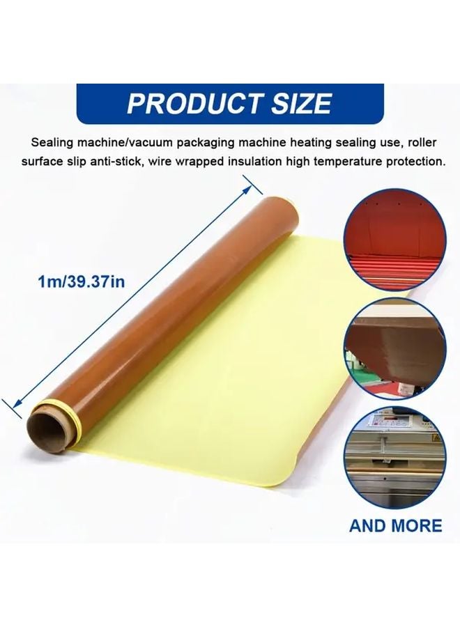High Temperature Teflon Tape 0 13mm Thickness Heat Resistant 300C Glass Fiber - Image 3