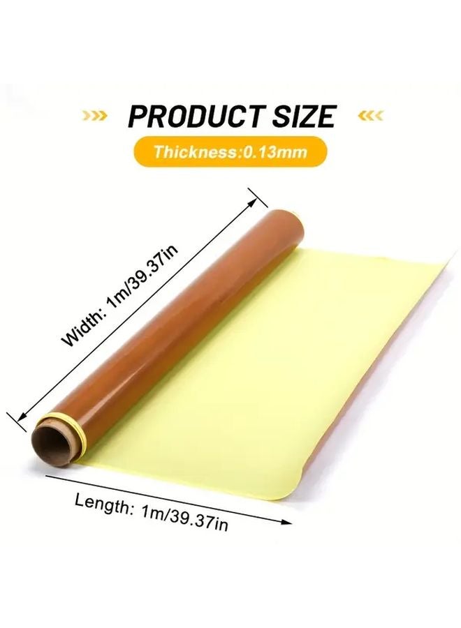High Temperature Teflon Tape 0 13mm Thickness Heat Resistant 300C Glass Fiber - Image 1