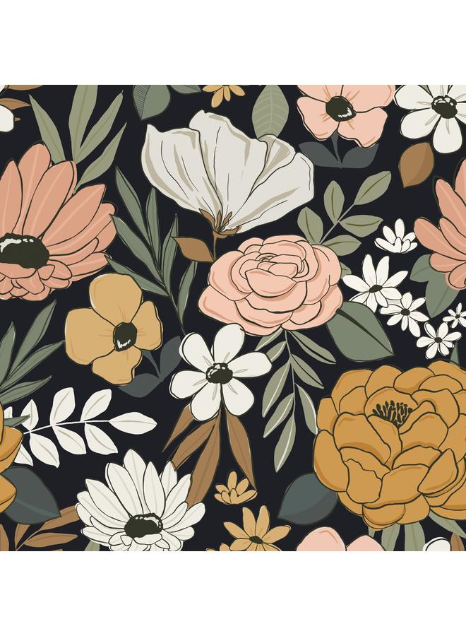 Bluejw Best Selling Living Room Background Removable Wallpaper Colorful Flowers Figure Seamless Self-adhesive Wallpaper RW 321 330 - Image 4