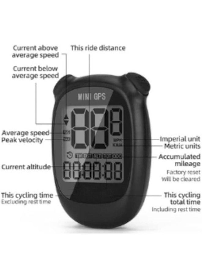 Cordova Bicycle Mini GPS Wireless Speedometer with LCD Backlight Display  - Image 3