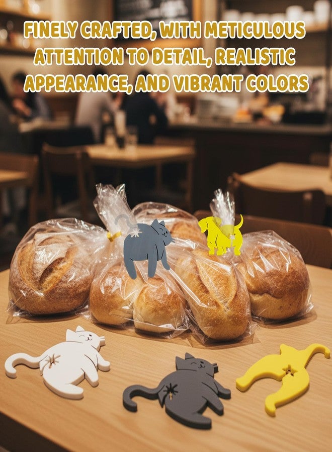CZFSWT 5PCS Cat Butt Bread Clip Set, Cat Bread Clip, Bread Bag Clips Suitable for Kitchen Accessories for Cat Lovers, Home Decor and Gift - Image 5