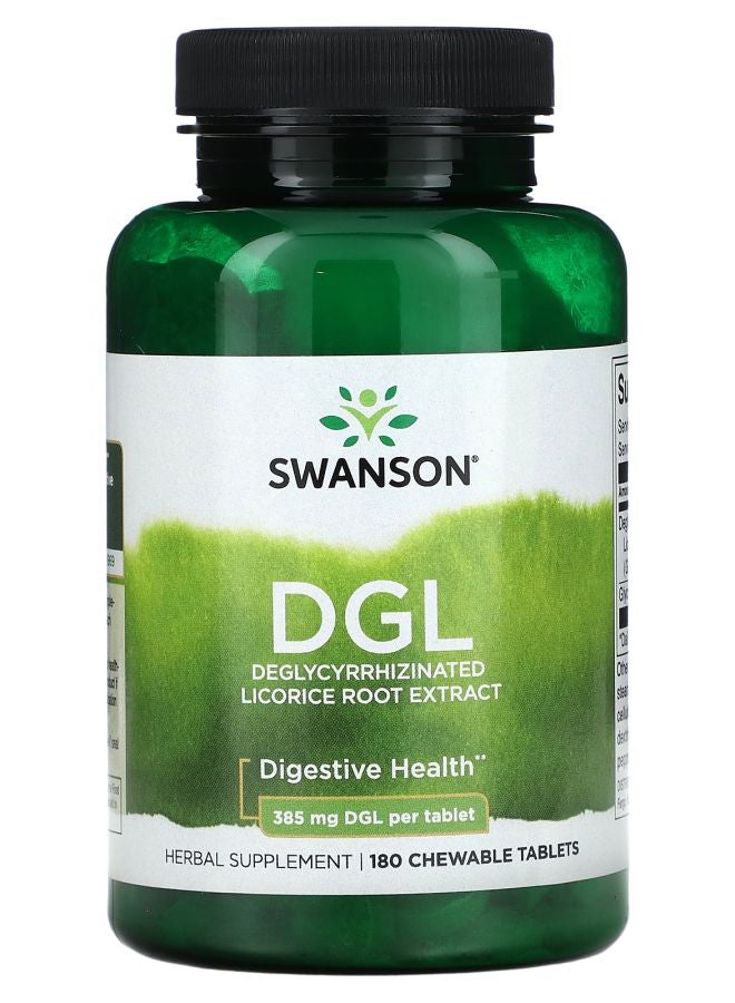 SWANSON DGL 385 mg 180 Chewable Tablets