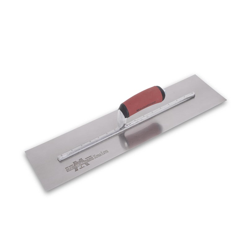 MARSHALLTOWN High Carbon Steel Finishing Trowel, 5 x 24 Inch Concrete, Masonry and Drywall Finishing Tool, Made in the USA, MXS245D