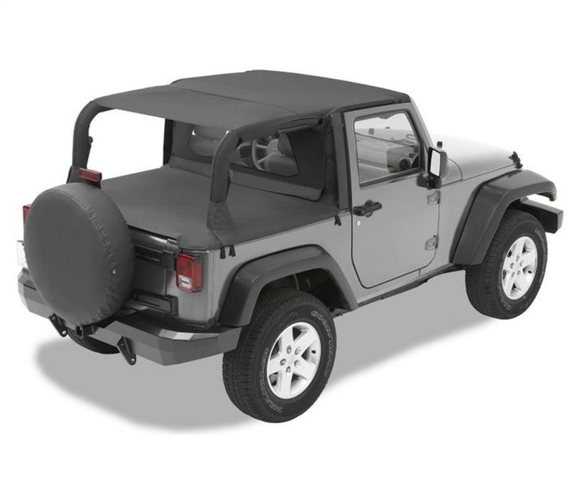 Bestop Header Safari Bikini  Jeep 0709 Wrangler JK 2Door Black Diamond