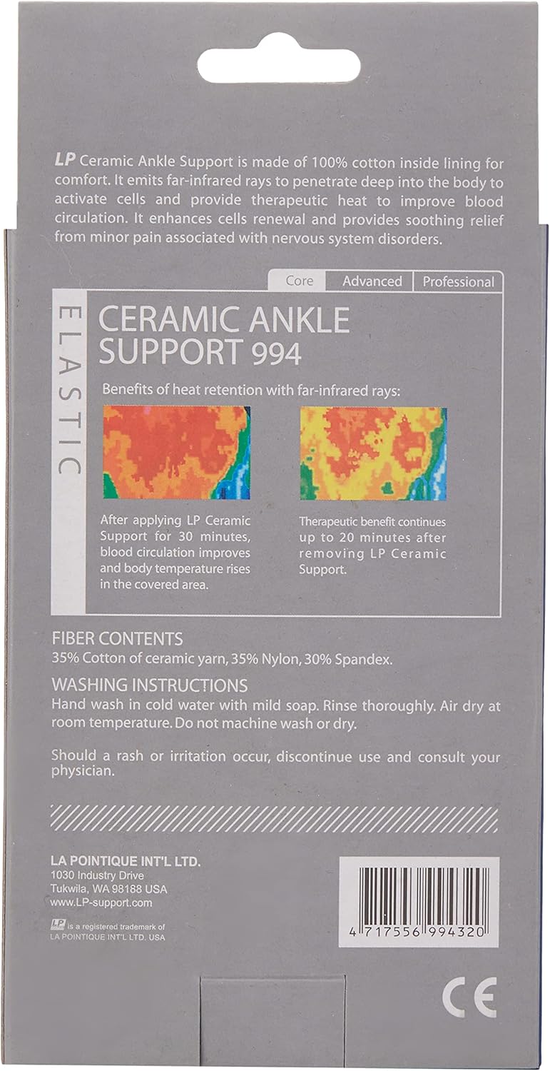 LP Support 994 Ceramic Ankle Support, Small, Tan - Image 2