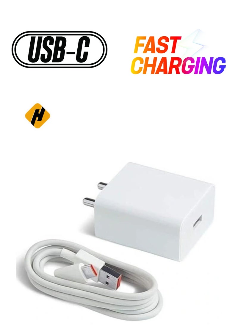 HuHa - Fast Type-C Charger for Xiaomi Redmi Note 11 – Original Adapter, Qualcomm QC 3.0 Quick Charge, Adaptive Fast Charging, Compatible with Dash, VOOC, AFC - Image 1