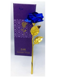 NAFEH Rose Flower with Love Shape Stand and Black Gift Box(24 Carat) Wedding Birthday Party Decoration Rose Flower  - Image 3