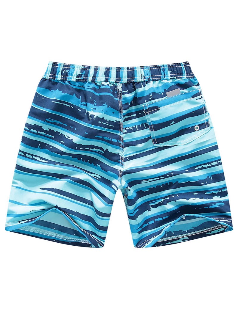 Children'S Beach Shorts, Boys' Boxer Shorts, Quick-Drying Beach Swimming Trunks, Boys' Trendy Quick-Drying Breathable Shorts - Image 3