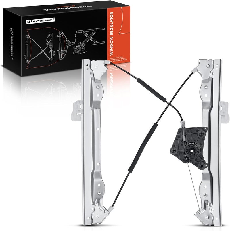 A-Premium Power Window Regulator without Motor for Dodge Avenger 2008-2010 Front Right Passenger Side - Image 1