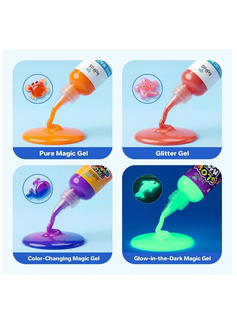 FLYHSO Kiditos Magic Water Elf Toy Kit,Squishies for Kids, DIY Sensory Craft Kit - Image 4