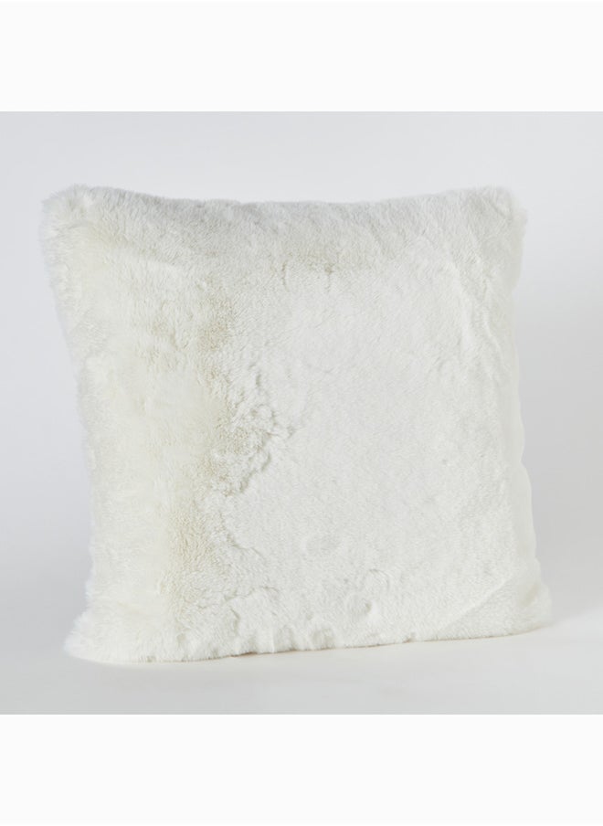 Home Box Faux Rabbit Fur Filled Cushion 45 x 45 cm  - Image 5