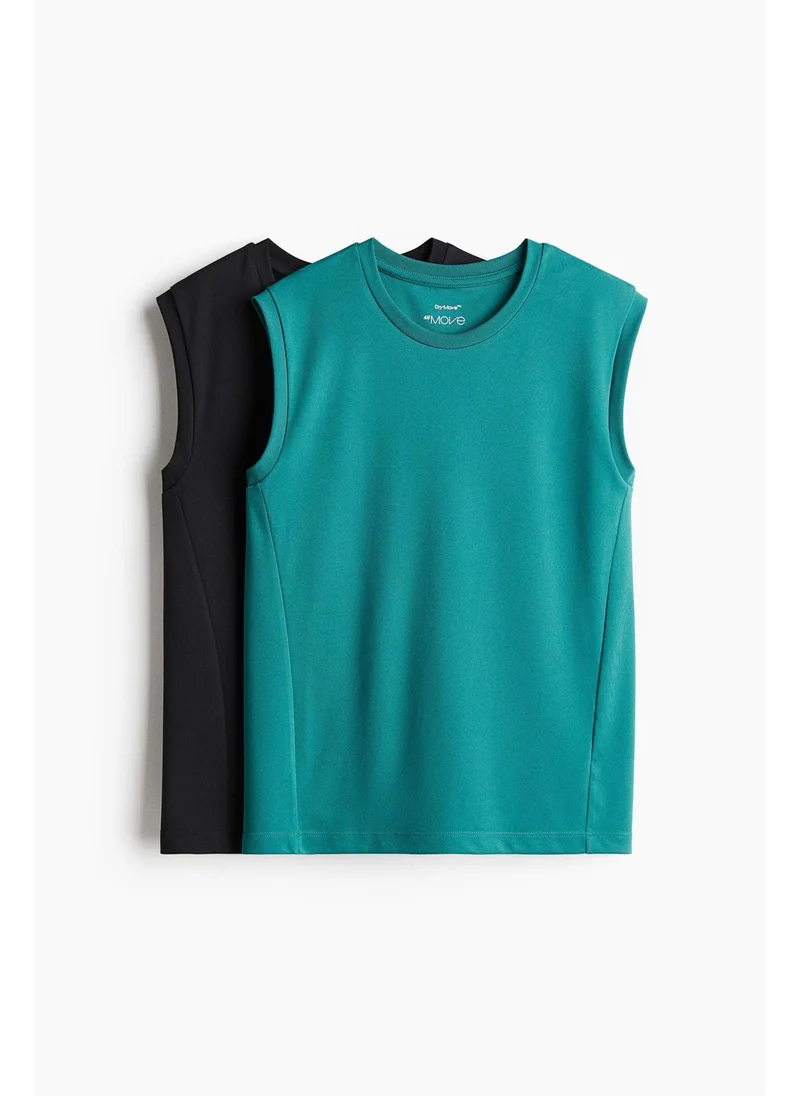 اتش اند ام 2-pack DryMove™ Sports vest tops