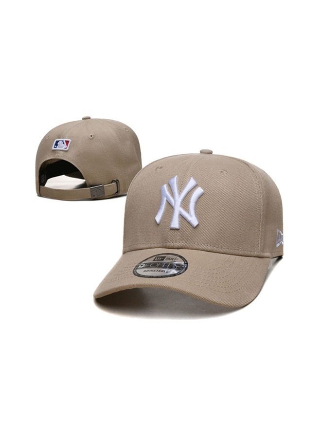 NEW ERA New Era 9Fort New York Yankees baseball cap duckbill cap sun hat pure cotton men's and women's outdoor sports brown 
